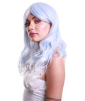 Women Gradient  Powder Blue Cosplay Wig