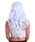 Women Gradient  Powder Blue Cosplay Wig
