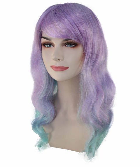 Length Trendy Pastel Ombre Wig