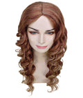 Brown Color Wavy Shoulder Length Trendy Ombre Alice Wig