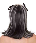 Ghostly Zombie Black and Grey Wig