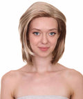 Adult Women's Former US Politician Wig , Democrat Political Brown Blond Wig , Premium Breathable Capless Cap