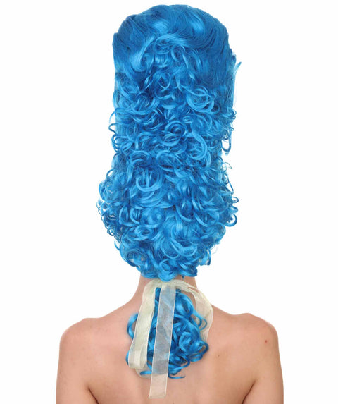Blue Rococo Updo Wig