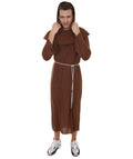 Adult Men's Monk Religious Costume | Brown Cosplay Costume