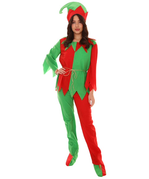 Women Elf Xmas Costume