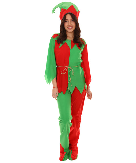 Women Elf Xmas Costume