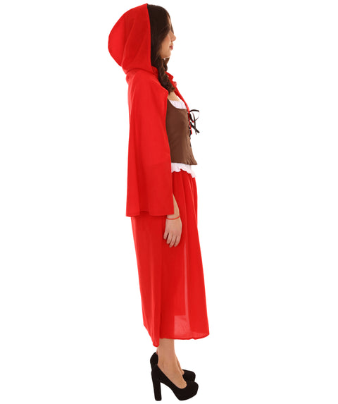 Adult Women's Storybook & Fairytale Costume | Red Cosplay Costume