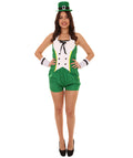 Adult Women's Darlin Leprechaun Costume | Green Halloween Costume