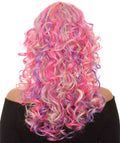 Pink Mixed Party Girl Curly Women's Wig