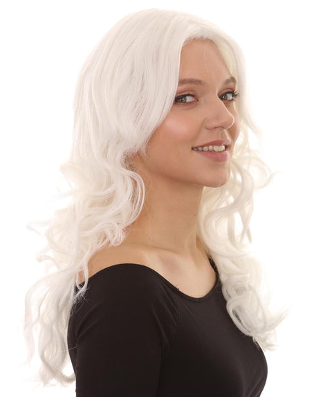Women's Glow-In-The-Dark Long Curly Wig