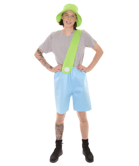 Adult Men's Movie Costume | Blue Green Halloween Costume