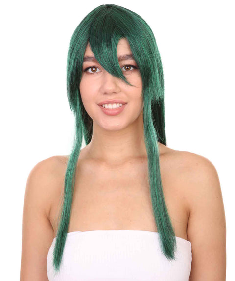 Adult Women's 34" Inch Extra Long Length Halloween Cosplay Student of Hero's Wig, Synthetic Soft Fiber Hair, Perfect for your next Conventiton and Group Anime Party! | HPO