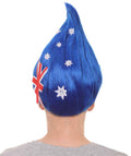 Unisex Flag Troll Wigs Collections | 16 Countries Wig | Sports Wigs | Premium Breathable Capless Cap