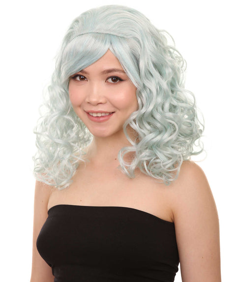 Lt Blue Anime Wig