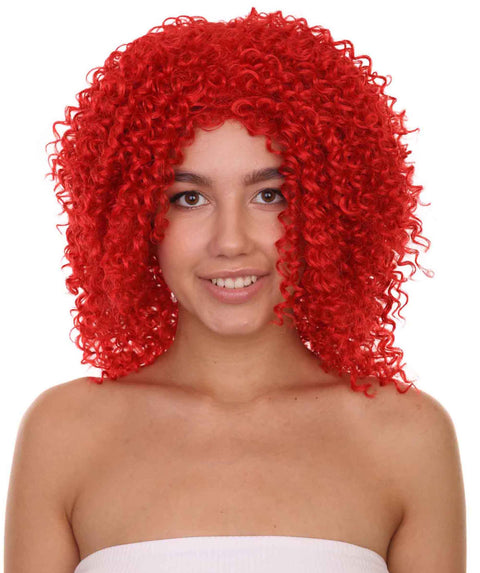 Queen of Drag Fierce Fire Red Wig