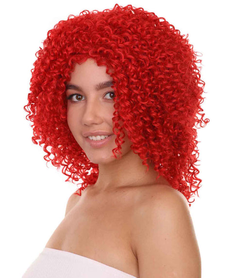 Queen of Drag Fierce Fire Red Wig