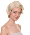 Prada Devil Miranda | Grey White Swoop Movie  Wig | Premium Halloween Wig