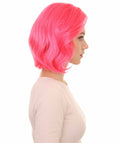 Pink and Black Rock & Disco Wig