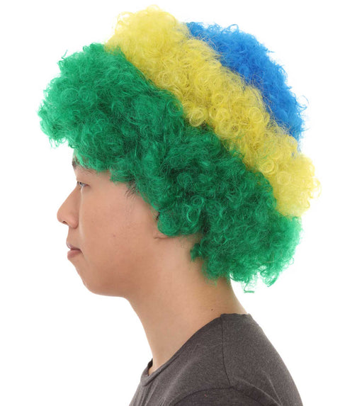 Brazil Flag Wig