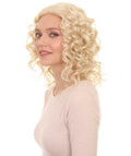 Bad Girl Curly Blonde Women's Wig