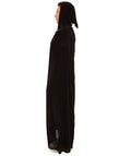 HPO Adult Men's Grim Reaper Hooded Cape Costume | Black Halloween Costume | Perfect for Cosplay | Flame-retardant Synthetic Fabric