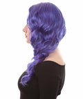 Long Curly Purple Women's Wig