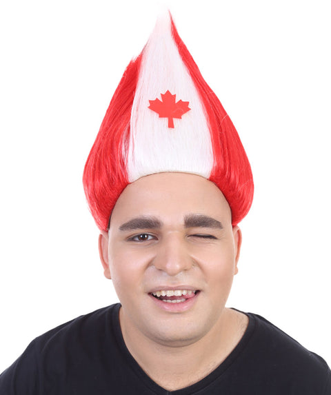 Canada Flag Wig