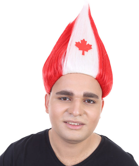 Canada Flag Wig