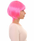 Neon Pink Bob Wig