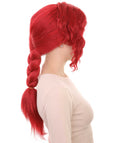 Neon Red Women's Wig 