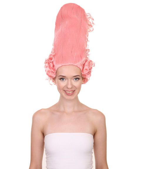 Pink Rococo Updo Wig