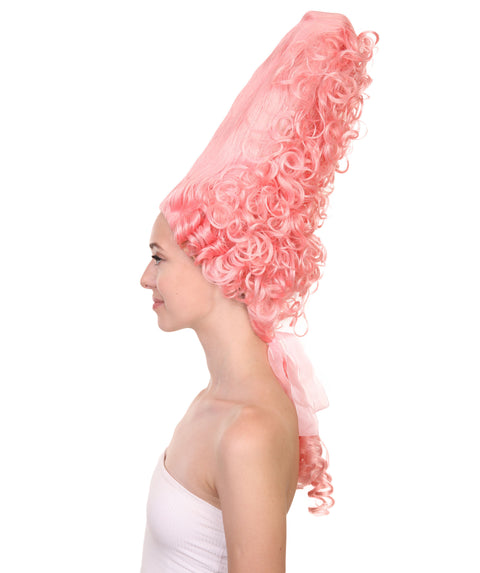 Pink Rococo Updo Wig