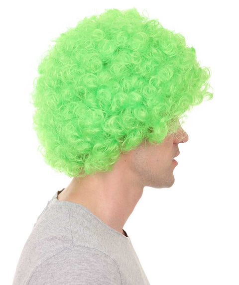 Adult Unisex Multi-color Jumbo Sports Afro Wig | Perfect for Cosplay