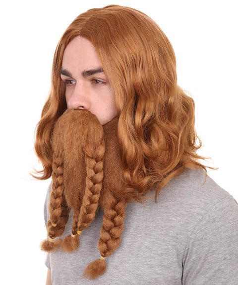 Pirate Wig and Full Beard Set