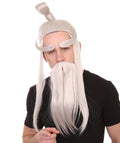 Martial Arts Master Wig with Beard and Eyebrows