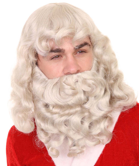 Santa Deluxe Wig & Beard Set