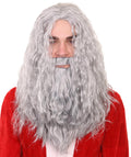 Grey Santa Claus Wig and Beard