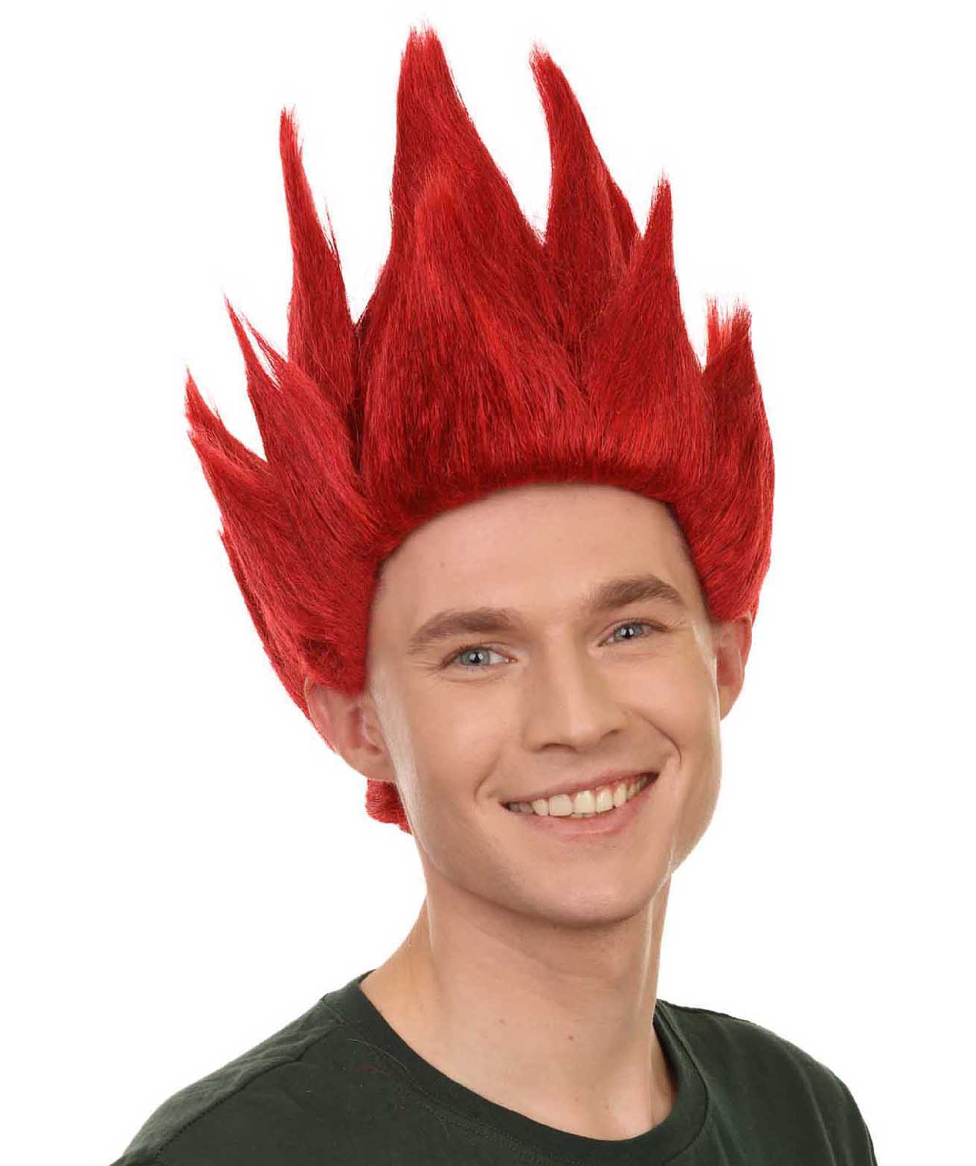 Red Riot Wig For Halloween - HalloweenPartyOnline