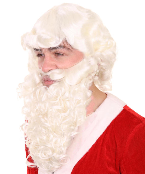 Professional Santa Claus Wig and Beard Set
