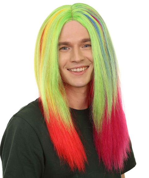 Rainbow Rapper Wig