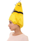 Adult Unisex Funny Movie Henchman Yellow Wig | Premium Breathable Capless Cap | Flame Retardant Synthetic Fiber