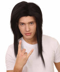 Hollywood Rock Star Wig | Pop Star Cosplay Halloween Wig | Premium Breathable Capless Cap
