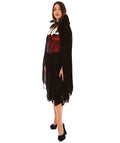 Adult Women's Victorian Vampire Costume | Black Halloween Costume