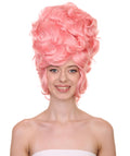 Pink Historical Wig