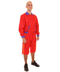 Adult Men's Bay Watch  Beach Lifeguard TV/Movie Costume , Red Cosplay Costume