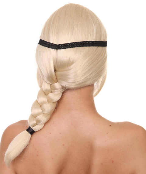 Women's Style ponytail with Black hairband wig | Blonde Wigs | Premium Breathable Capless Cap