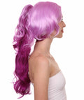 dark purple cosplay wig