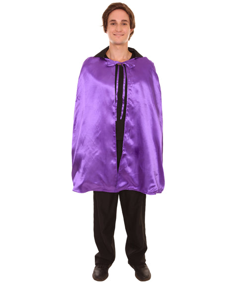 Adult Men's Reversible Vampire Cape Costume | Multiple Color Options Halloween Costume