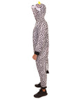 Adult Women's Cow Jumpsuit | Black and White Halloween Costume