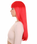 Women's Two-Tone Long Straight Wig | Multiple Color Collection | Premium Breathable Capless Cap